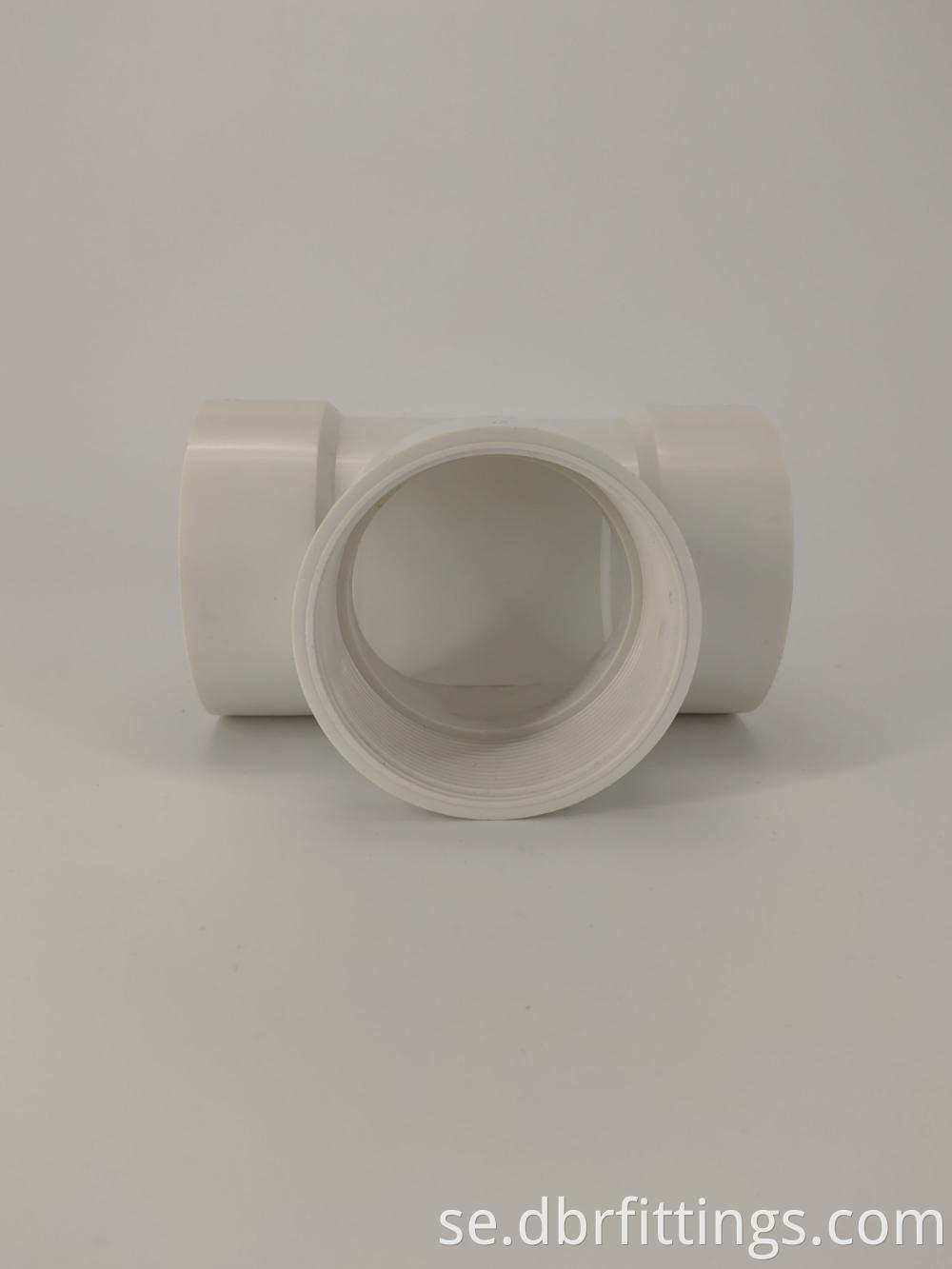 UPC PVC fittings FLUSH CLEANOUT TEE